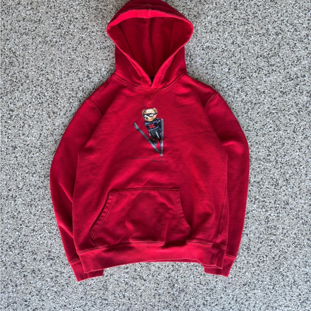 Polo Ralph Lauren Red Graphic Hoodie